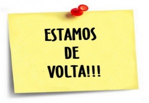 estamos de volta