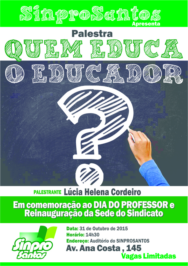 cartaz palestra