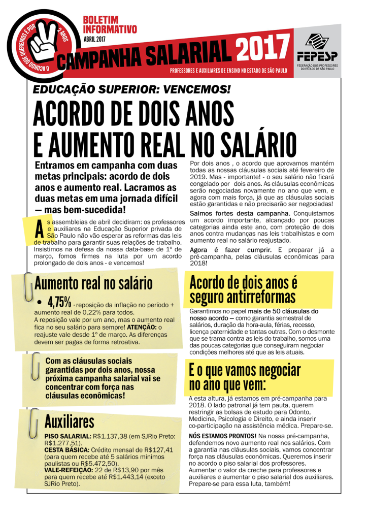 Reajuste Superio 2017