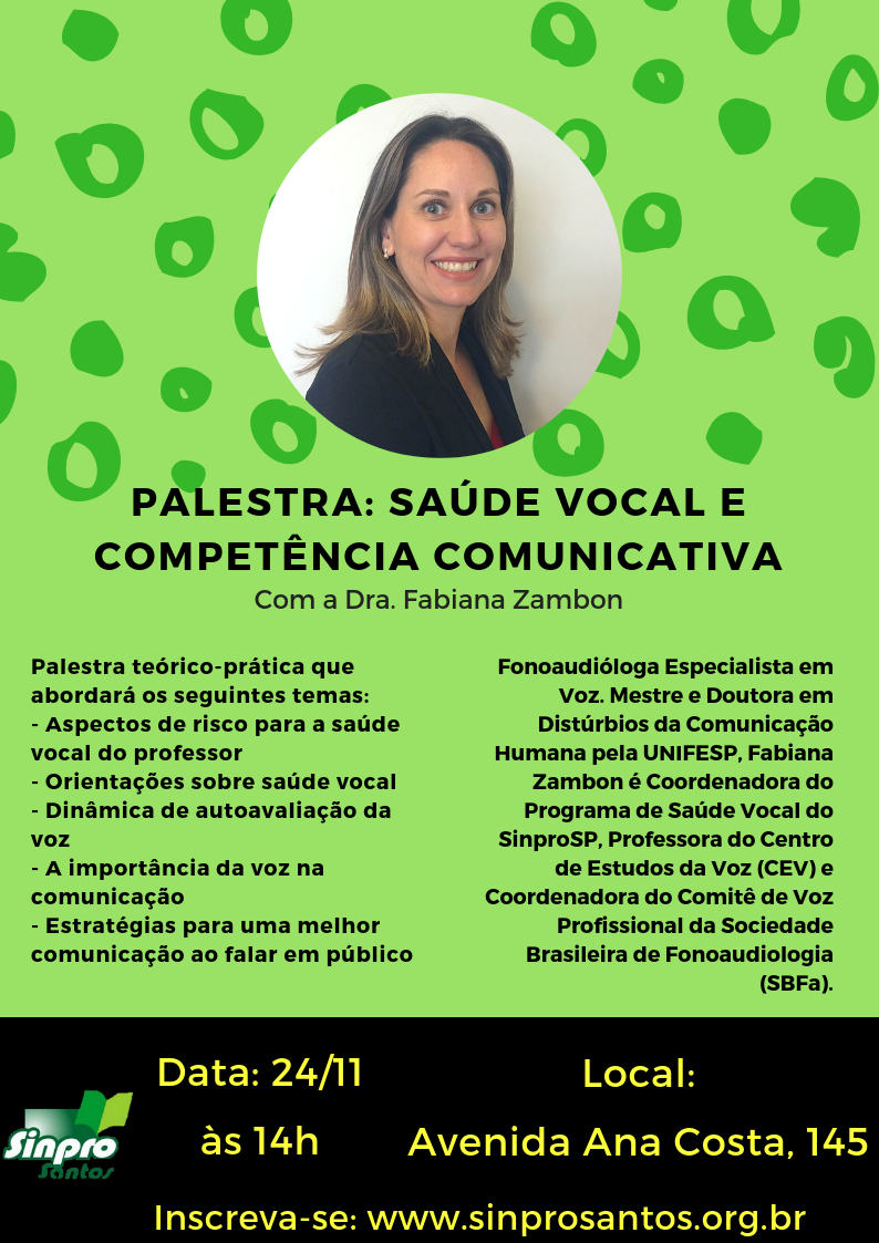 Curso Saúde Vocal do Professor - CSVP